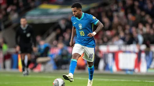 Rodrygo em ação pelo Brasil (MI News & Sport / Alamy Stock Photo)