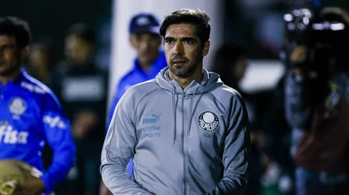 Abel Ferreira tecnico do Palmeiras durante partida contra o Cuiaba no estadio Brinco de Ouro pelo campeonato Brasileiro A 2024. Foto: Marco Miatelo/AGIF