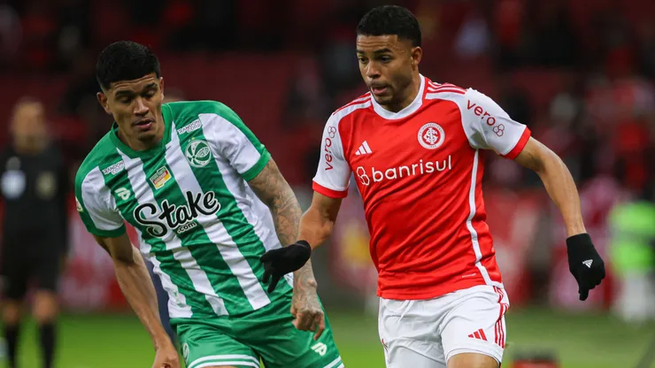 Wanderson jogador do Internacional durante partida contra o Juventude no estádio Beira-Rio pelo campeonato Copa Do Brasil 2024. Foto: Maxi Franzoi/AGIF