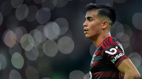 Reinier jogador do Flamengo durante partida contra o Atletico-MG no estadio Maracana pelo campeonato Brasileiro A 2019. Foto: Thiago Ribeiro/AGIF