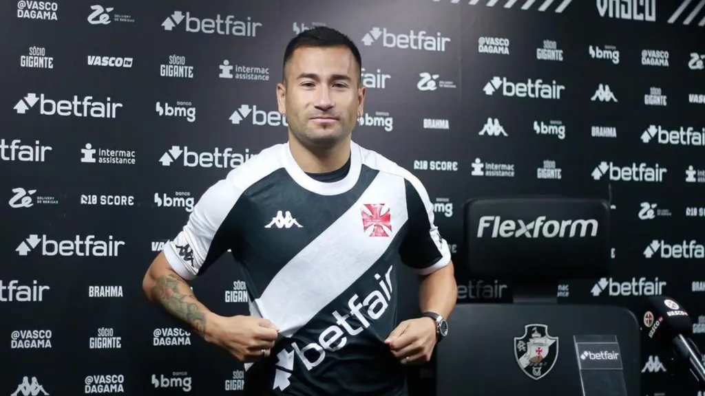 Jean David, novo atacante do Vasco - Foto: Matheus Lima/Vasco