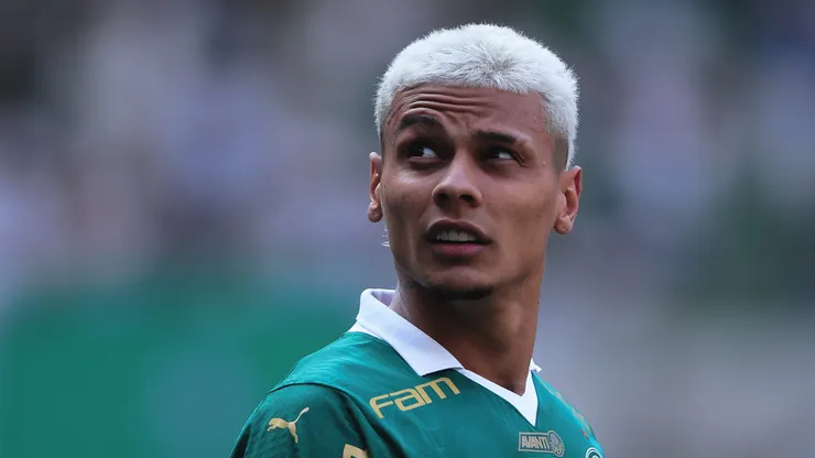 Richard Rios jogador do Palmeiras durante partida contra o Sao Paulo pelo campeonato Brasileiro A 2024. Foto: Ettore Chiereguini/AGIF