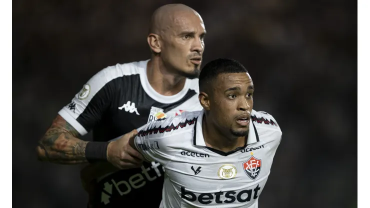 Alerrandro durante confronto contra o Vasco no Campeonato Brasileiro de 2024.