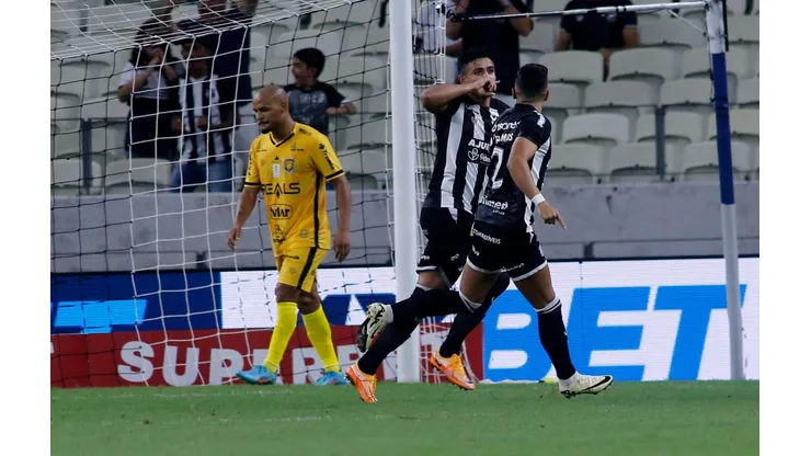 Jogadores do Ceará comemoram gol (ZUMA Press Wire/ Alamy Stock Photo)