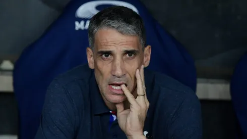 Vojvoda, técnico do Fortaleza, durante partida contra o Flamengo no Maracanã, pelo Campeonato Brasileiro.