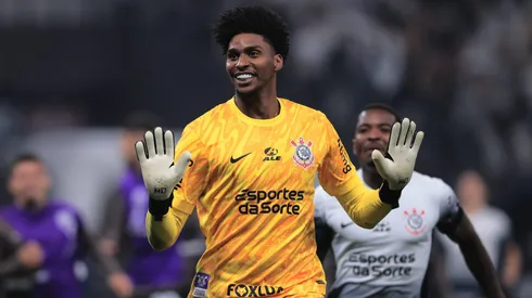 Hugo Souza, jogador do Corinthians.