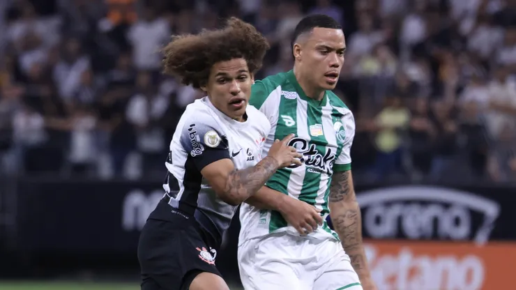 Biro jogador do Corinthians durante partida contra o Juventude no estádio Arena Corinthians pelo campeonato Brasileiro A 2024. Foto: Marcello Zambrana/AGIF