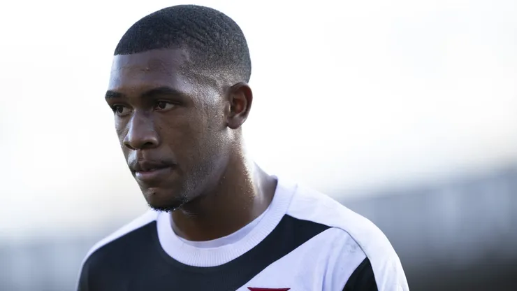 Rayan jogador do Vasco durante partida contra o Criciuma no estadio Sao Januario pelo campeonato Brasileiro A 2024. Centroavante pode estar de saída