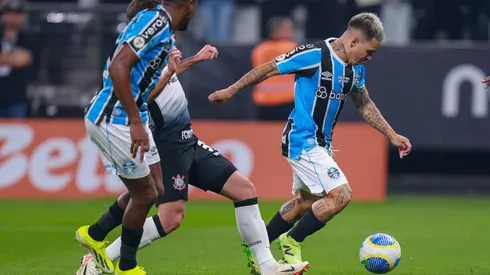 Grêmio em campo contra o Corinthians (DiaEsportivo / Alamy Stock Photo)
