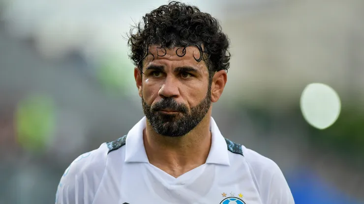 Diego Costa jogador do Grêmio durante partida contra o Vasco no estadio Sao Januario pelo campeonato Brasileiro A 2024. Foto: Thiago Ribeiro/AGIF