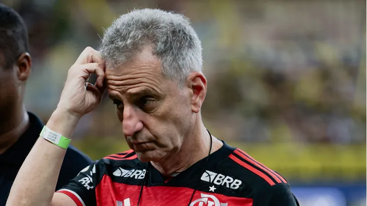 Landim presidente do Flamengo durante partida contra o Amazonas no estadio Arena da Amazonia pelo campeonato Copa Do Brasil 2024. Foto: Antonio Pereira/AGIF