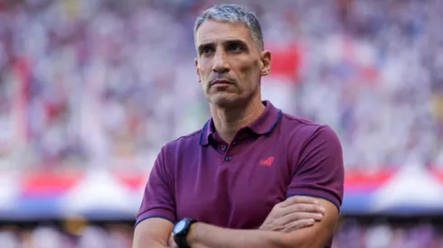 Vojvoda técnico do Fortaleza durante partida contra o Criciúma no estádio Arena Castelão pelo campeonato Brasileiro A 2024. Foto: Lucas Emanuel/AGIF