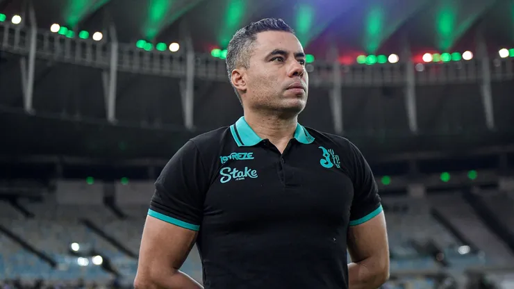 Jair Ventura técnico do Juventude durante partida contra o Fluminense no estádio Maracanã pelo campeonato Copa Do Brasil 2024. Foto: Thiago Ribeiro/AGIF