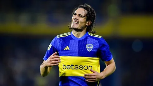 Cavani atuando no Boca Juniors em 2024