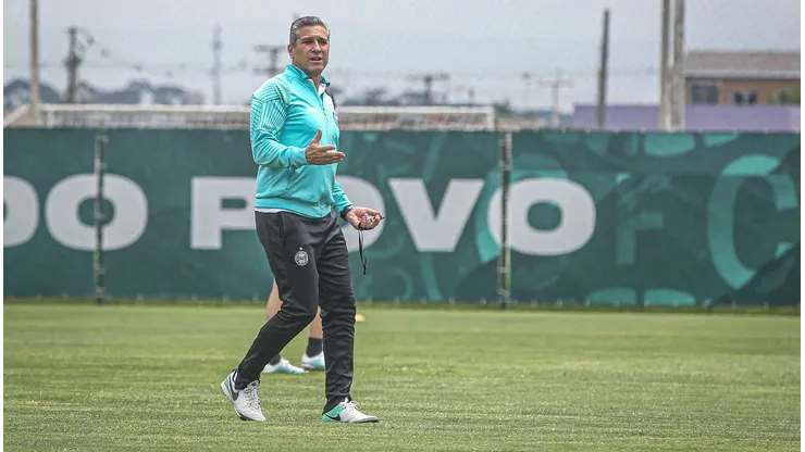 Jorginho, treinador do Coritiba. Foto: Divulgação/Coritiba
