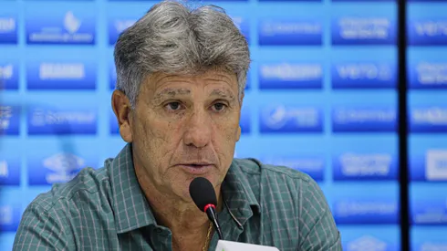 Renato Gaucho tecnico do Gremio durante coletiva de imprensa apo partida contra o Operario no estadio Germano Kruger pelo campeonato Copa Do Brasil 2024. Técnico definiu fico de lateral