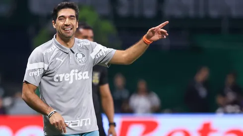 Abel Ferreira tecnico do Palmeiras durante partida contra o Flamengo no estadio Arena Allianz Parque pelo campeonato Copa Do Brasil 2024.