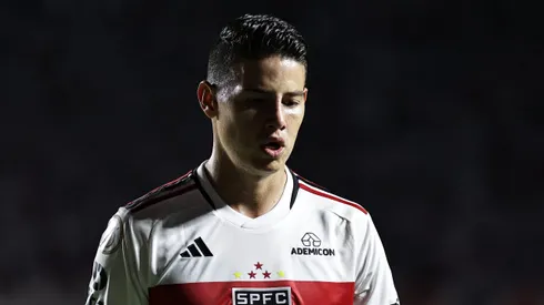 James durante confronto contra o Grêmio no Campeonato Brasileiro de 2023.