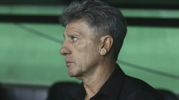 Renato Portaluppi técnico do Grêmio durante partida contra o Corinthians no estádio Couto Pereira pelo campeonato Copa Do Brasil 2024. Foto: Gabriel Machado/AGIF