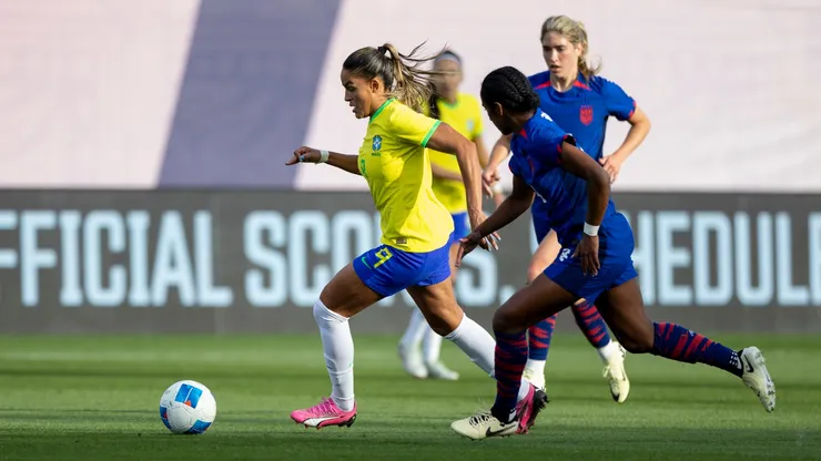 Duelo entre Brasil x EUA pela Final da Copa Ouro Concacaf 2024 . Foto: Leandro Lopes/CBF