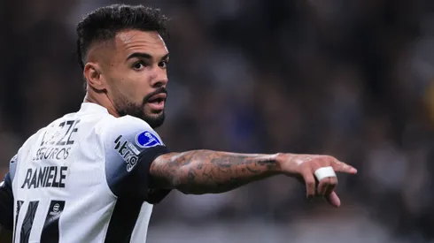 Raniele jogador do Corinthians durante partida contra o Racing-URU no estadio Arena Corinthians pelo campeonato Copa Sul-Americana 2024.