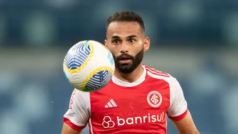 Thiago Maia jogador do Internacional durante partida contra o Cuiaba no estadio Arena Pantanal pelo campeonato Brasileiro A 2024.