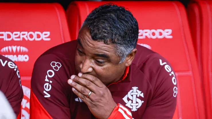 Roger Machado tecnico do Internacional durante partida contra o Palmeiras no estadio Beira-Rio pelo campeonato Brasileiro A 2024.