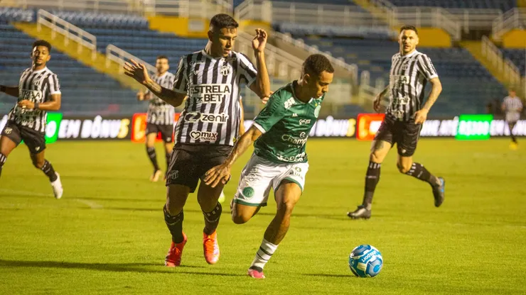 David Ricardo jogador do Ceará durante partida contra o Guarani no estádio Presidente Vargas pelo campeonato BRASILEIRO B 2023. Foto: Lucas Emanuel/AGIF