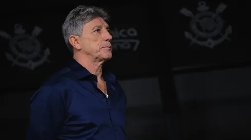 Renato Portaluppi, técnico do Grêmio, durante partida contra o Corinthians, na Neo Química Arena, pela Copa do Brasil.
