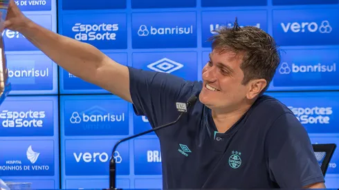 Antônio Brum falou os planos do Grêmio em termos de contratações – Foto: Liamara Polli/AGIF
