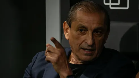 Ramon Diaz tecnico do Corinthians durante partida contra o Atletico-MG no estadio Arena MRV pelo campeonato Brasileiro A 2024. Foto: Fernando Moreno/AGIF