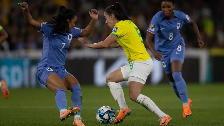 Segundo jogo da Seleção Feminina Principal na Copa do Mundo Feminina (Brisbane): Brasil x França. Foto: Thais Magalhães/CBF.