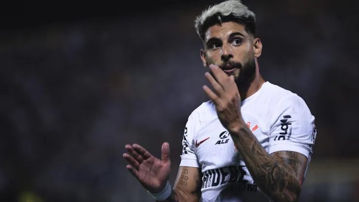 Yuri Alberto jogador do Corinthians durante partida contra o Sao Bernardo no estadio Primeiro de Maio pelo campeonato Copa Do Brasil 2024. Centroavante virou alvo da torcida