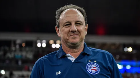 Rogério Ceni técnico do Bahia durante partida contra o Flamengo no estádio Maracanã pelo campeonato Copa Do Brasil 2024. Foto: Thiago Ribeiro/AGIF