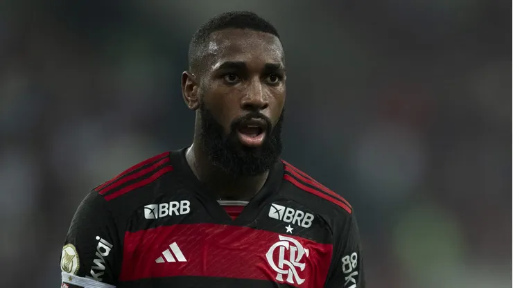 Gerson se despediu de Tite no Flamengo.