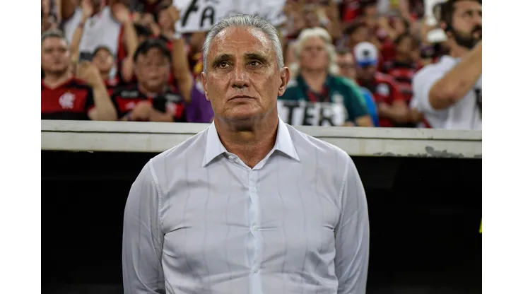 Tite comandando o Flamengo em 2024