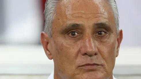 RIO DE JANEIRO, BRAZIL - SEPTEMBER 12: Adenor Tite coach of Flamengo looks on prior to the match between Flamengo and Bahia as part of the quarter finals of Copa do Brasil 2024 at Maracana Stadium on September 12, 2024 in Rio de Janeiro, Brazil. (Photo by Wagner Meier/Getty Images)
