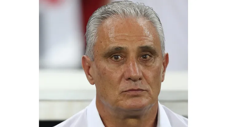 RIO DE JANEIRO, BRAZIL - SEPTEMBER 12: Adenor Tite coach of Flamengo looks on prior to the match between Flamengo and Bahia as part of the quarter finals of Copa do Brasil 2024 at Maracana Stadium on September 12, 2024 in Rio de Janeiro, Brazil. (Photo by Wagner Meier/Getty Images)