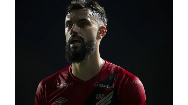 Mastriani jogador do Athletico-PR durante partida contra o Vasco no estadio Sao Januario pelo campeonato Copa Do Brasil 2024.