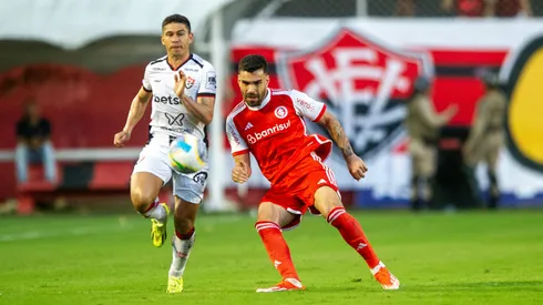 Bruno Henrique jogador do Internacional durante partida contra o Vitoria no estádio Barradão pelo campeonato Brasileiro A 2024. Foto: Jhony Pinho/AGIF