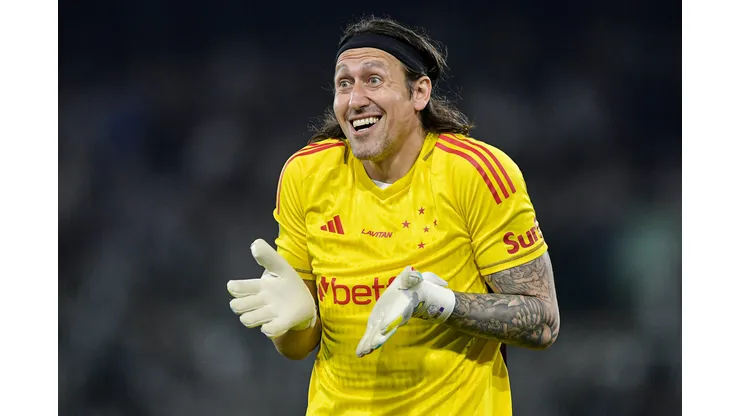 Cássio jogando no Cruzeiro