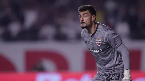 Rafael goleiro do Sao Paulo durante partida contra o Botafogo no estadio Morumbi (Foto: Ettore Chiereguini/AGIF)