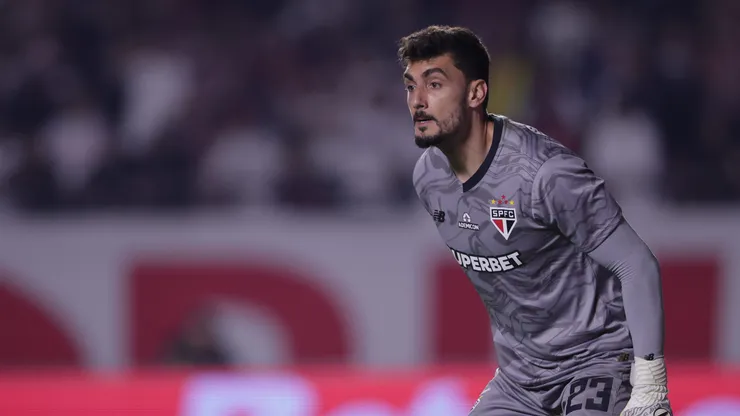 Rafael goleiro do Sao Paulo durante partida contra o Botafogo no estadio Morumbi (Foto: Ettore Chiereguini/AGIF)