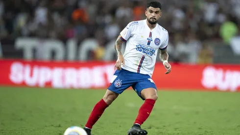Cauly jogador do Bahia durante partida contra o Fluminense no estádio Maracanã pelo campeonato Brasileiro A 2024. Foto: Jorge Rodrigues/AGIF
