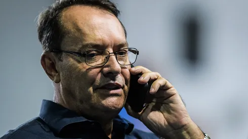 Foto: Gustavo Aleixo/Cruzeiro – Pedro Lourenço durante reunião em 2022.
