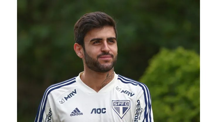 Treino do Sao Paulo - Liziero durante treino do Sao Paulo no CT Barra Funda.