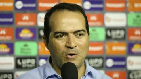 Marcelo Paz CEO do Fortaleza antes do jogo no estadio Almeidao em Joao Pessoa (PB), contra o Botafogo-PB pela Copa do Nordeste 2024, nesta quarta-feira (7).