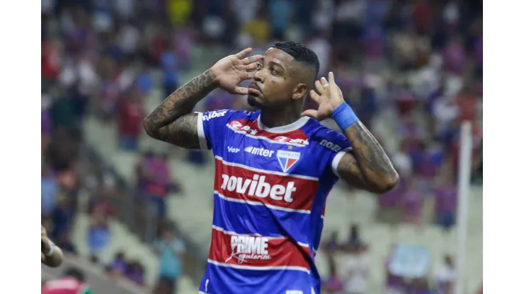 Marinho durante confronto contra o Vitória no Campeonato Brasileiro de 2024.