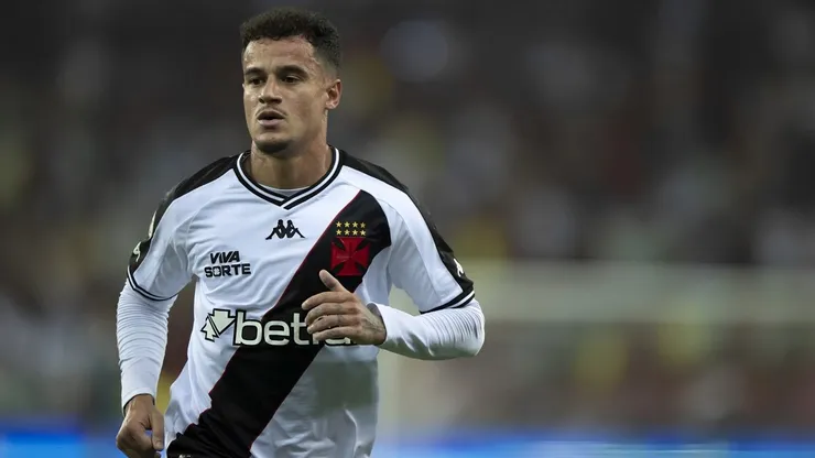 Coutinho em partida do Brasileirão pelo Vasco da Gama