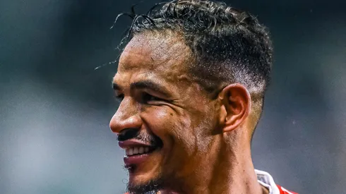 Fernando jogador do Internacional durante partida contra o Juventude no estadio Alfredo Jaconi pelo campeonato Copa Do Brasil 2024.